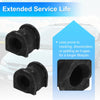 Honda Accord Black Stabilizer Sway Bar Bushings (2018-2023)
