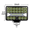 2 x LED Headlights 3x5 Inch
