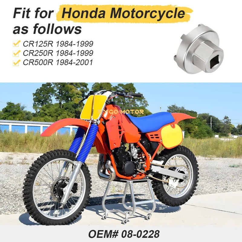 Honda CR125R CR250R CR500R Rear Bearing Seal Retainer Tool 44mm (1984–2001)
