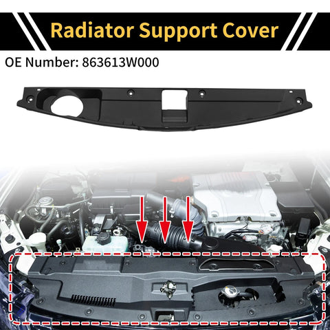 Kia Sportage (2011-2015) - ABS Black Radiator Support Cover
