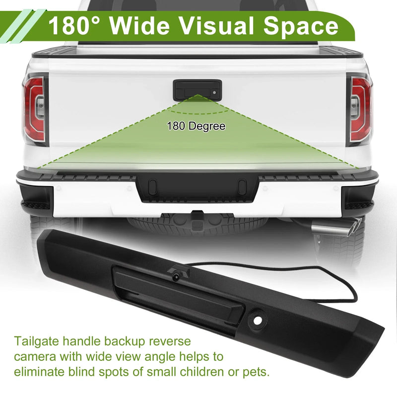 Ford F-250 Tailgate Handle & Backup Camera (2011-2016)