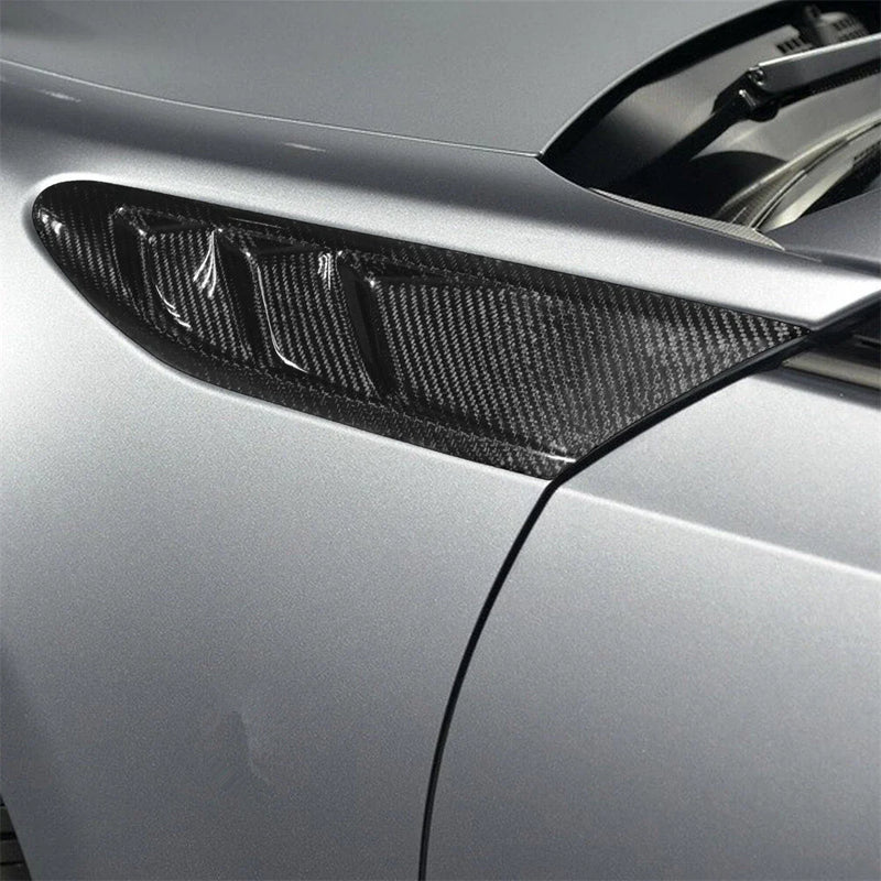 Subaru BRZ Toyota 86 Carbon Fiber Fender Fin Vent Trim Covers x2 (2012-2019)