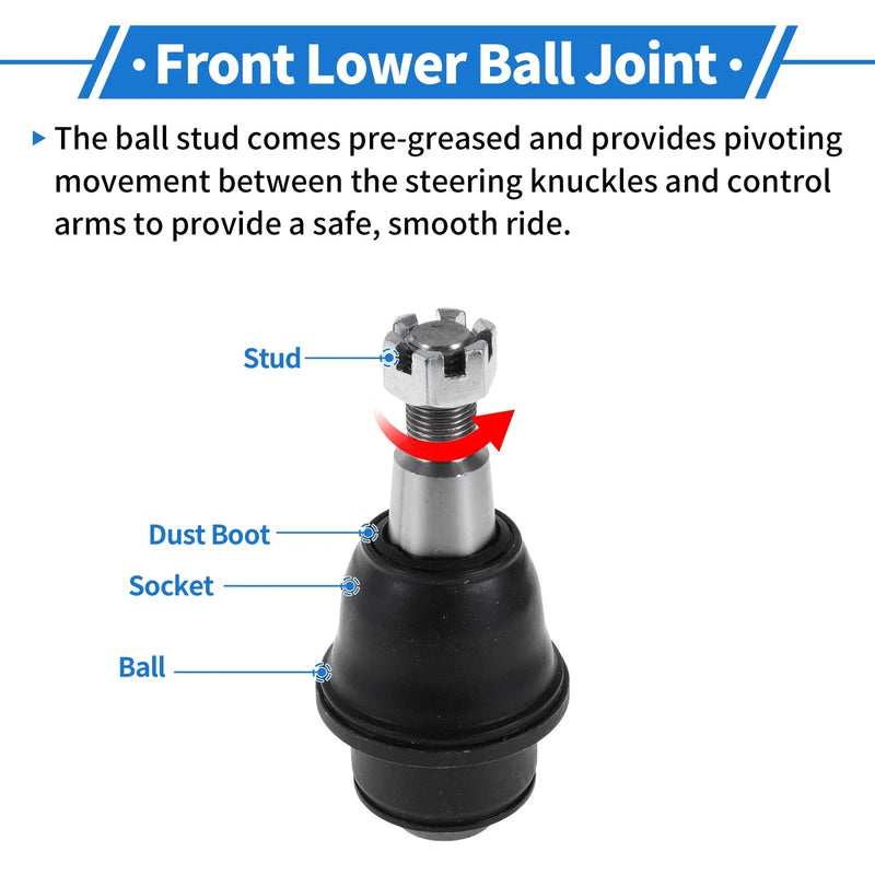 Chevrolet Silverado 1500 Front Lower Ball Joints (2013 - 2020)