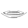 Audi A5 S5 10 x Titanium Black Window Strip Moulding Seal (2018-2024)