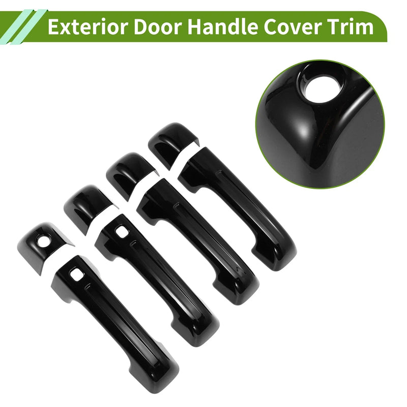 Ford Bronco Gloss Black ABS Exterior Door Handle Cover Trim (2021-2025)