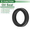 Make Oil Seal 22x28x6mm Seal Ring Rotary Shaft Seal NBR Rubber Black 5 x