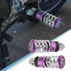 Aolly Motorcycle Footpeg Purple Pair / 8mm Aluminum Rearsets