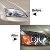Honda Civic Car Headlight Eyebrow Eyelid Covers (2001-2003)