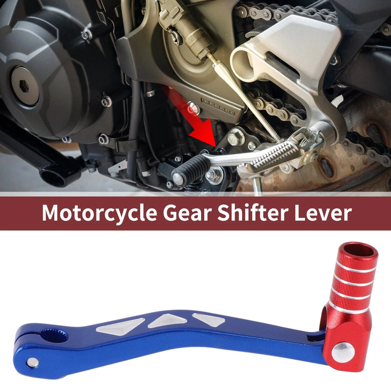 Yamaha TTR 50cc Blue Lever Red Head Folding Gear Shifter Levers