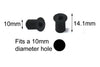 Motorcycle Bolts m5 x8 Soft Rubber Well Nuts