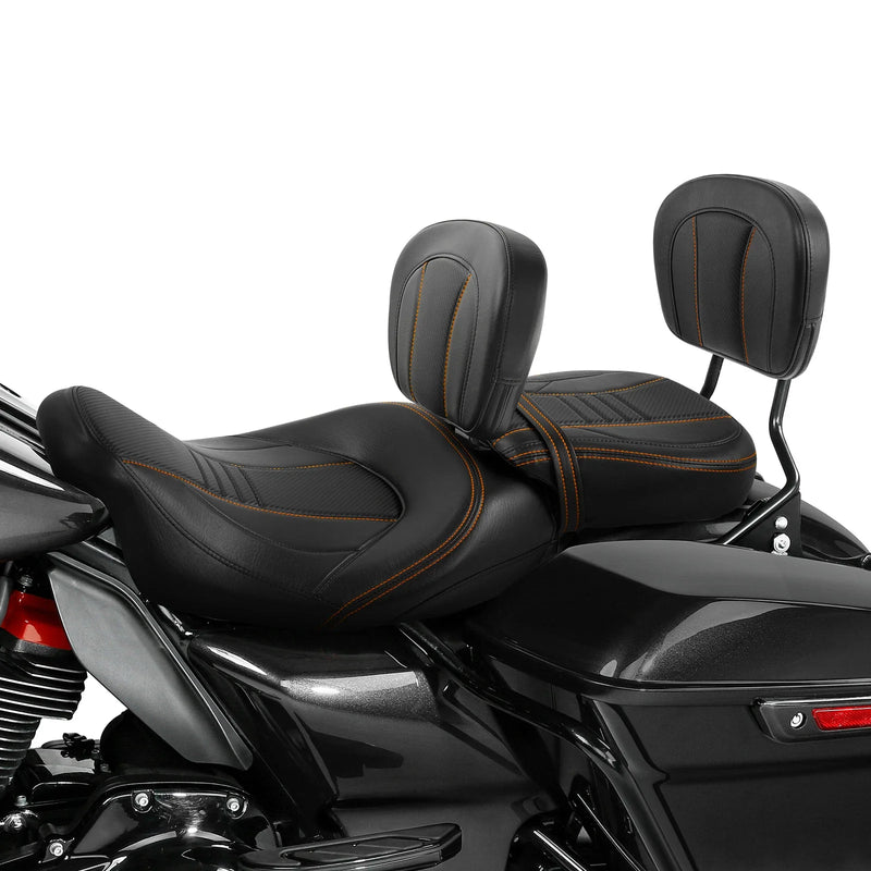 Harley Street Glide Rider & Passenger Backrest Pad (2009-2023)