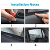 Nissan Tiida 2004-2010 C11 Hatch Front Windows Magnetic Sun Shades