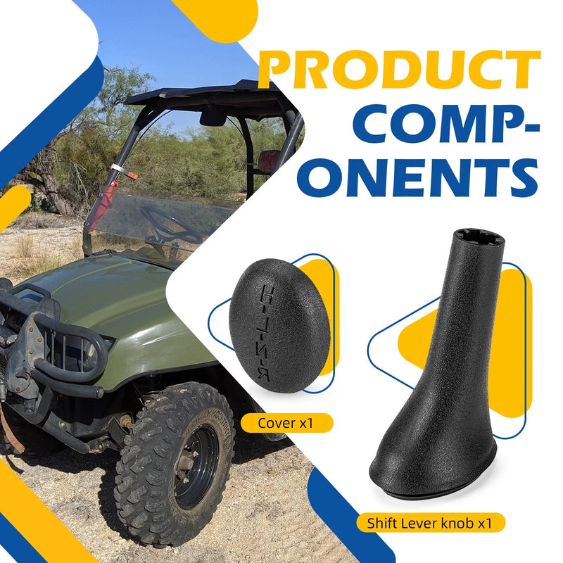 Polaris UTV 1500 2X4 / 4X4 Shift Lever Knob & Cover (Series 10/11)