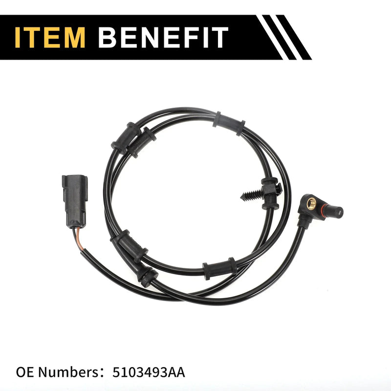 Dodge Ram 3500 Front Left Right ABS Wheel Speed Sensor (2003-2005)