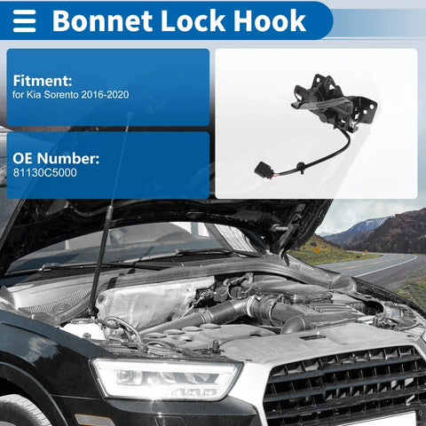 Kia Sorento Hood Latch Assembly (2016-2020)