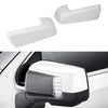 GMC Sierra, Chevrolet Silverado 2019-2024 White Side Mirror Cover Cap