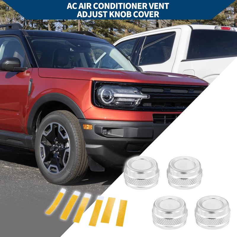 Ford Bronco Sport (2021-2023) - 4 Pcs AC Vent Adjust Switch Knob Cover