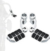 Harley Chrome Motorcycle Foot Pegs (Fits 1.25" Bars)