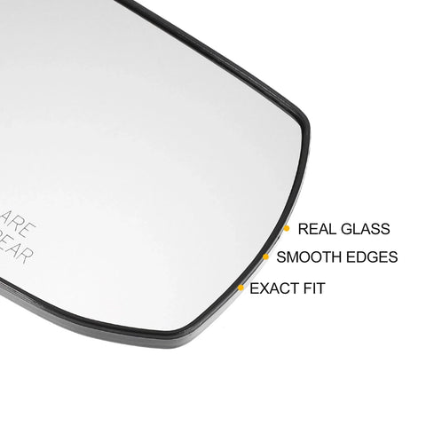 Nissan Altima Sentra Left Right White Mirror Glass Pair w/ Back Heated