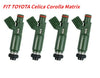Toyota Celica, Corolla, Matrix, MR2 Spyder 4 x Fuel Injectors (2000-2005)