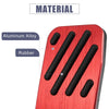 Jeep 2016-2021 (2 x) Red Car Brake Pedal Pad & Gas Accelerator Cover