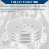 Chevy SBC Small Block 3 x SWP Triple-Groove Short Water Pump Crank Pulley