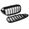 BMW G30 G31 5-Series 2017-2018 Shiny Black Front Kidney Grille