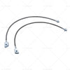 Nissan Patrol GU Y61 GQ Y60 Extended Braided Brake Lines (1997-2023)