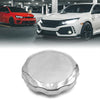 Universal Silver Tone Motorcycle Scooter Gas Cap Cover Protector