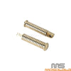 Harley Sportster XL 883L / R Forty-Eight Brass Foot Pegs (2010-2023)
