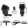 Jeep Liberty 2.5m Hose Kit Windshield Washer Nozzle