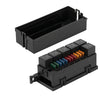 Car 11-Way Relay Fuse Box 12V 40A w/ 6 Relays & 11 Fuses