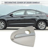 Toyota Corolla Front Left Door Handle Lock Cylinder Cover Silver Tone