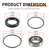 Honda Rancher 350 TRX350 Rear Left Axle Wheel Bearing + Seals (2000–2006)
