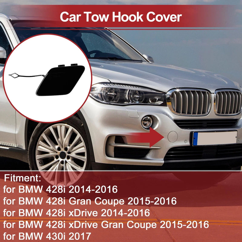 BMW 428i (2014-2016) Black 1 Pcs Rear Tow Hook Cover