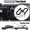 Chevy Silverado 1500 Black GMC Front Tow Hook Kit