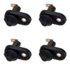 Car Truck Boat 4pc Universal Dome Light Hood Flange Mount Pin Switches