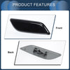 Honda Accord VIII 2011-2013 Black 1 Pc Front Right Washer Nozzle Cover