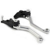 Suzuki DRZ400S / SM / E Silver CNC Pivot Clutch Brake Levers (2000-2022)