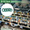 Oil Seal Rotary Shaft Seal 25x35x7mm High Pressure Green 5 Pcs
