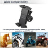 Handlebar Mount 4.7-6.8 Phones Black Motorcycle Phone Mount Holder