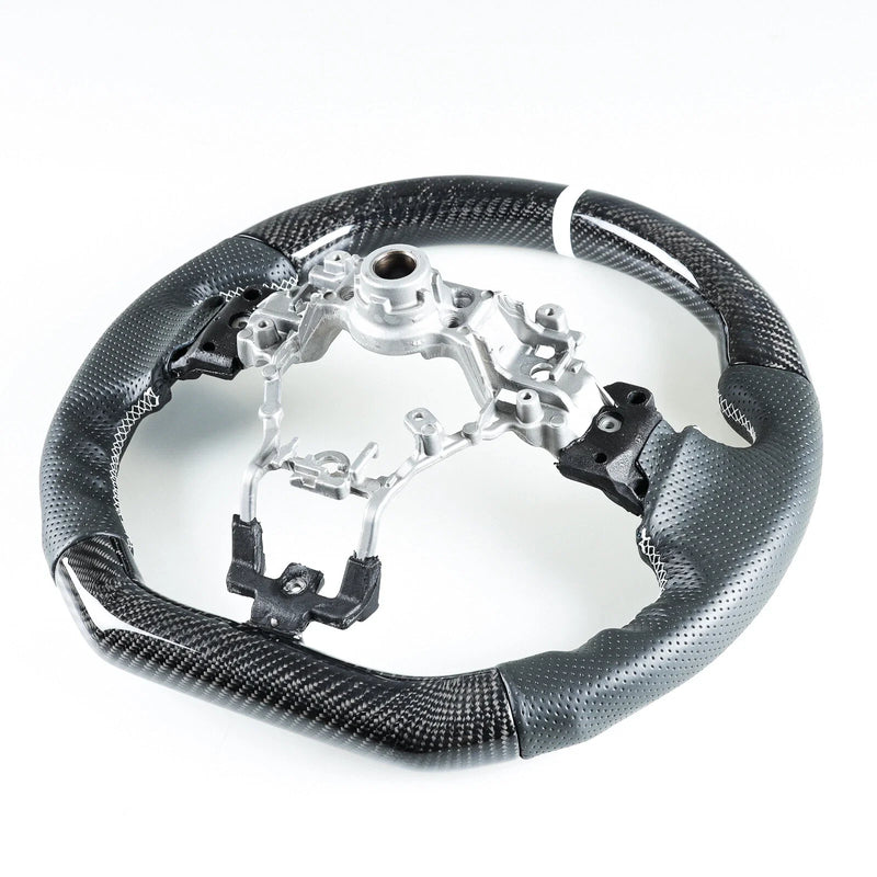 Subaru Levorg WRX STI Carbon Fiber Flat Bottom Steering Wheel (2014-2021)