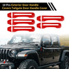 Jeep Gladiator JT Red Door Tailgate Handle Cover (2020-2021)