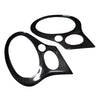 Porsche 911 996 GT3 2 x Carbon Fiber Headlight Eyelid Covers (1999-2006)