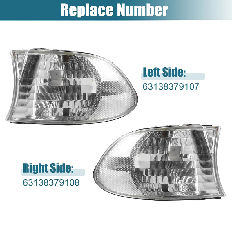 BMW E38 7 Series Clear Turn Signal Light Corner Lamp (1999-2001)
