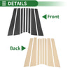 BMW X5 (2014-2018) Carbon Fiber Pattern Black 8 x Door Pillar Window Trim
