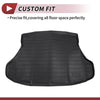 Honda Civic 2012-2015 Long Grid Pattern Black Cargo Liner Rear Trunk Mat