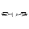 Harley Touring Road Glide Chrome Rear Passenger Footpegs (1993-2025)