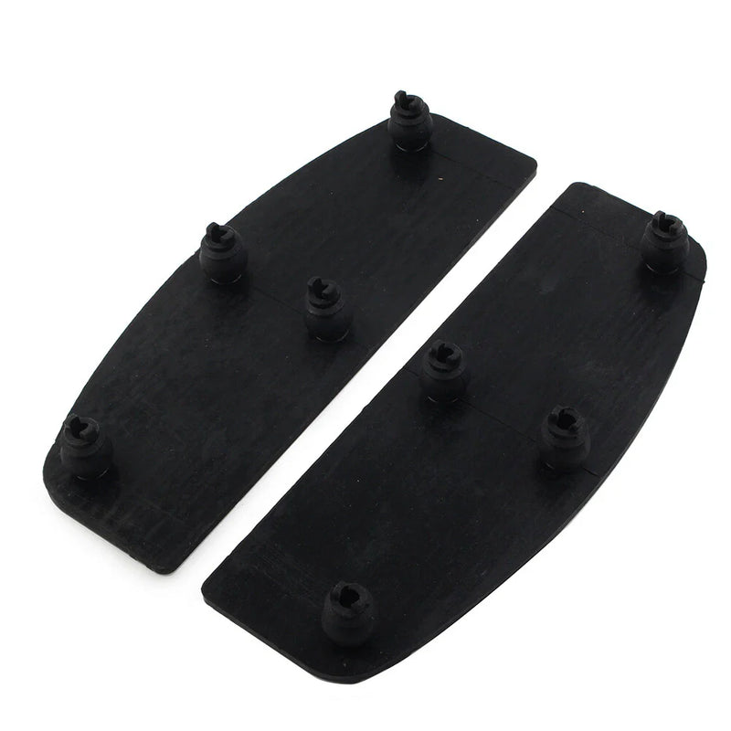 Harley Touring FLHR 1986-2019 Black Rubber Floorboard Footboard Kit