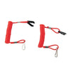 Boat Outboard Red Waterproof Kill Safety Engine Switch Lanyard